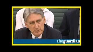 Hammond suggests disabled workers to blame for sluggish economy &ndash; video