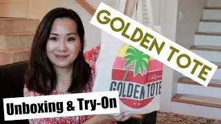 Распаковка и примерка Golden Tote | Август 2018
