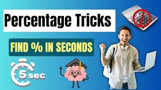 Find Percent in Seconds Without Calculator! Learn the Fastest Tricks ✨