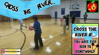 CROSS THE RIVER - PE Game, Ice Breaker, Field Day Game #icebreaker #gamesforkids