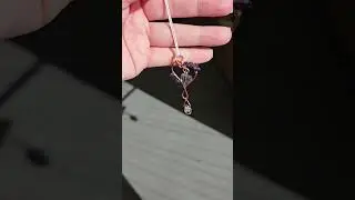 Squiggly Violet Hearts Suncatcher [SOLD]
