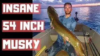 HUGE 54'' TROPHY MUSKY | Visited Grandpa on his death bed then THIS happened | Lake Minnetonka Musky