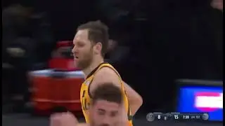 Bojan Bogdanovic reverse lay up and dunk vs Spurs