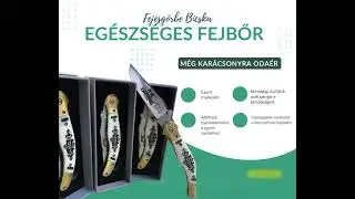 Eg&eacute;szs&eacute;ges Fejbőrrel grav&iacute;rozott pr&eacute;mium minős&eacute;gű Fejes g&ouml;rbe bicsk&aacute;k!