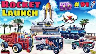 Off The Road 91th Rocket Launch🚀 With Icebreaker, Hercules,Thunder..🤔💰|| OTR V1.16 Rocket Launch 🤪💸🚀