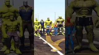 Spiderman fight with Hulk #gta #shorts