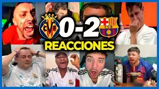 LAS MEJORES REACCIONES y LLOROS MADRIDISTAS a LA VICTORIA del BARCELONA al VILLAREAL 🏆