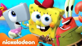 Youngest to Oldest SpongeBob Universe Characters! 🧽 60 Minutes | @Nicktoons