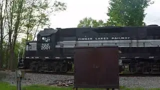 Finger Lakes railroad at Waterloo New York Crossing