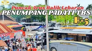 PUNCAK ARUS BALIK LEBARAN ‼️ PENUMPANG TUMPAH RUAH PADATI TERMINAL BAREH SOLOK