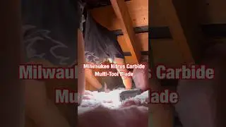 Milwaukee Nitrus Carbide Multi-Tool Blade #shorts #MilwaukeeTool #NothingButHeavyDuty
