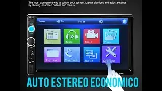 AUTO ESTÉREO DE PANTALLA ECONÓMICO / Gearbest.com