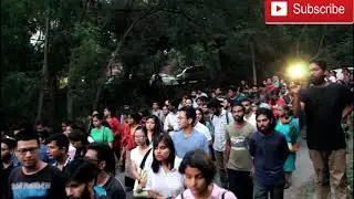 Silent March led  by JNUTA and Students