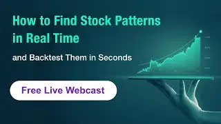 How to Find Stock Patterns in Real Time and Backtest Them in Second