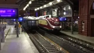 HO station diorama DB ④ - TEE 'Mediolanum' ,'Rheingold' and F-Zug 'Blauer Enzian'