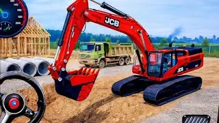 Road construction simulator jcb gameplay  || jcb simulator game 