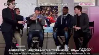 【DsCorp中英字幕】Dane DeHaan - 《超凡蜘蛛侠2》剧组你画我猜画图猜英雄