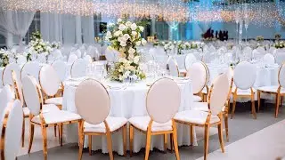 Luxury White and Gold Theme Wedding