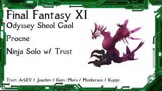 FFXI - Odyssey Sheol Gaol Procne Solo w/ Trust