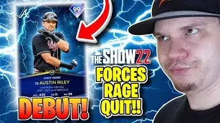 I UNLOCK *FREE* 99 AUSTIN RILEY AND HE FORCES A RAGE QUIT! - MLB The Show 22 - Diamond Dynasty