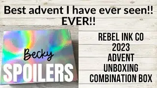 The best Planner Advent Calendar unboxing  || Rebel ink Co advent calendar 2022