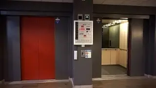 1991 OTIS series 1 traction elevators with chime @ Sturegatan 1, Linköping, Sweden