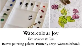 Two reviews in One - Reeves painting palette/Painterly Days The Woodland