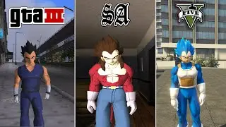 Vegeta in GTA Games (Evolution)