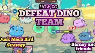 How to defeat dino axie | Bird Mech Dusk (BMD) | Axie Infinity off-season