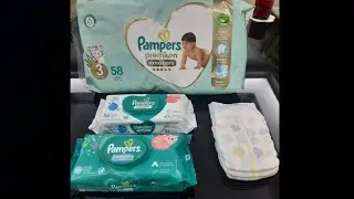 الحفاضات و المناديل لي كنستعمل للبيبي👶🏻  LINGETTE & COUCHES👌🏻💯  #pampers