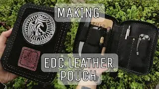 Making Organizer EDC Leather Pouch - JokagawiLeatherGoods