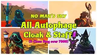 No Man's Sky :All Autophage Armor,Cloak & S-Class Staff dmg over 7000