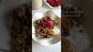 Идея для полезного и уютного завтрака: бананово-овсяный крамбл🧸🤎 #легкиерецепты #здоровыйзавтрак
