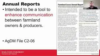 Women, Land and Legacy Webinar Series - Farm Finance: Farm Financial Overview