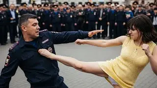 Вирус‼️ На незаконном рейде копа жестоко избила красавица! Оказалось, что она на самом деле...