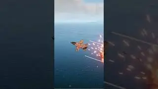 Jet Lost Control Above the Sea 😱 | Thrilling Sky Visuals!
