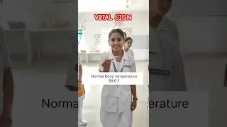 Vital sign practical time 🤞#vitalsign #demonstration #nursingstudent #practical