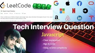 4. Search Insert Position - Leetcode 35 Javascript solution