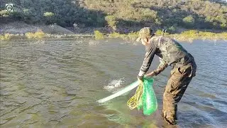 Buscando las fileteras y las encontramos en el rio y laguna con el amigo paco