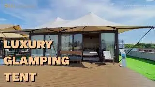 New Luxury Glamping Tent X5 with Shower, Toilet & Tub