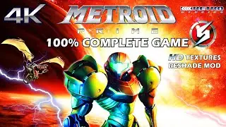 Metroid Prime Full Game 100% Playthrough 4K 60FPS HD Textures + ReShade Mod