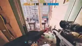 R6 plays: Insane 3 kills fade away slow mo!