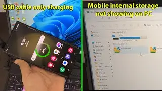 USB-кабель только заряжает, но не передает данные Samsung