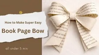 Easy DIY Bow Making | Simple Paper Craft Tutorial