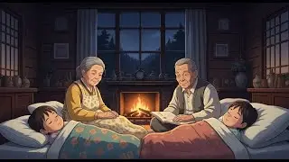 Stormy Night at Grandparents&rsquo; Forest Cabin | Traditional Korean Dinner & Family ASMR
