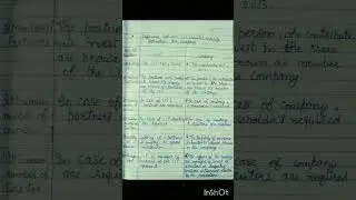 Difference between LLP (Limited Liability Partnership) and Company #exam #class #bcom