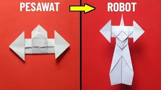 Origami Cara Membuat Robot Dari Kertas - Origami How to Make a Robot From Paper
