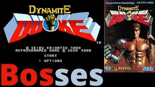 Dynamite Duke Bosses Mega Drive