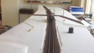 DSB Litra D f&ouml;rsta tur p&aring; den nya Danska hylbanen.