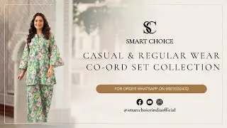 CASUAL AND REGULAR CO ORD SET  | For Booking :- 9923032432 | Smart Choice